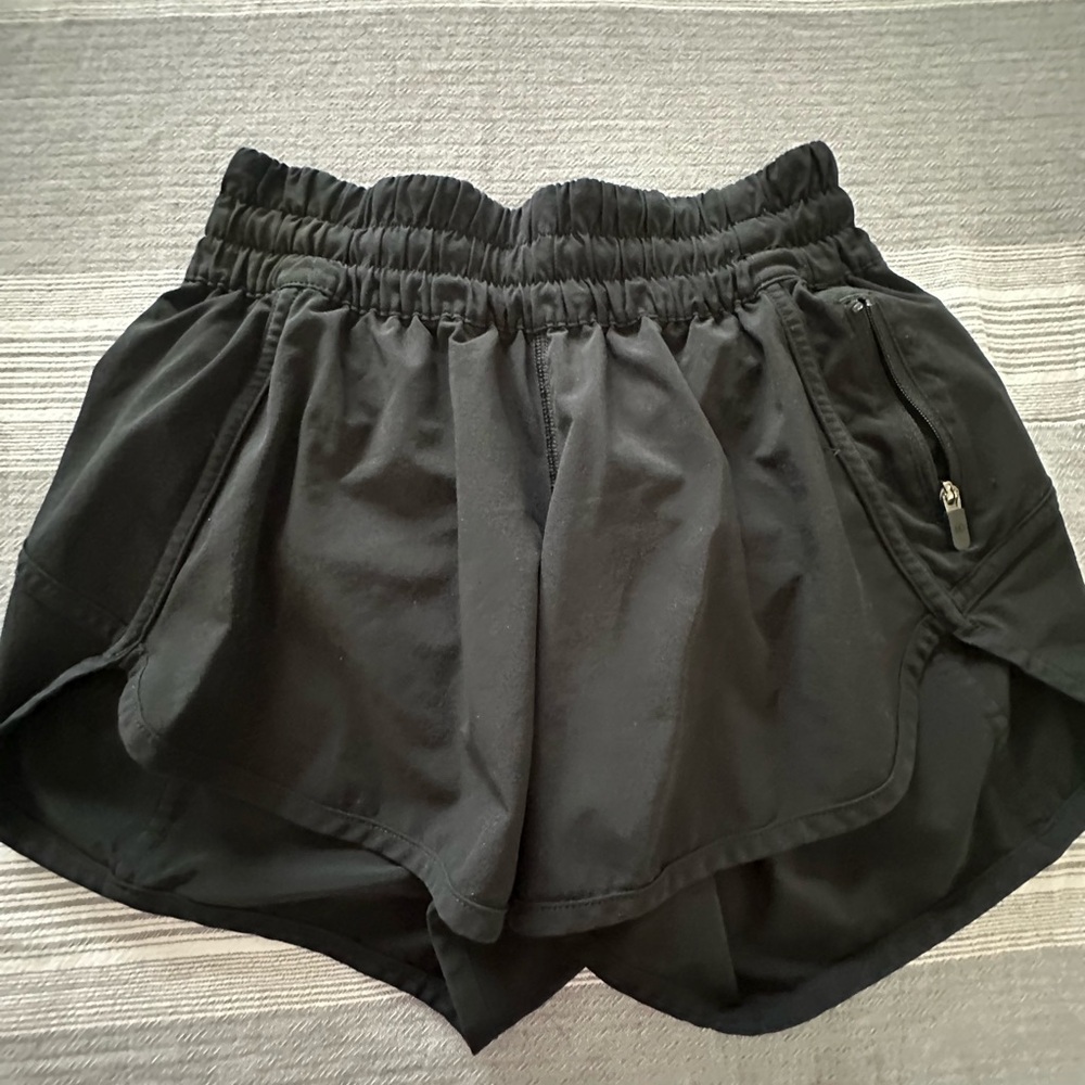 lululemon athletica Jet Black Women's Athletic Shorts